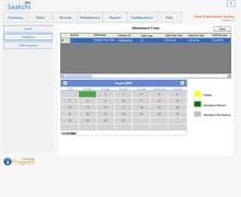 Pragam :Fig.01: Time & Attendance - Manage Shifts & Attendance